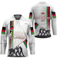 Malawi Independence Day Hockey Jersey Patriotic Flag Design Soldier Silhouette