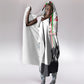 Malawi Independence Day Hooded Blanket Patriotic Flag Design Soldier Silhouette