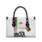 Malawi Independence Day Leather Bag Patriotic Flag Design Soldier Silhouette