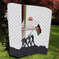 Malawi Independence Day Quilt Patriotic Flag Design Soldier Silhouette