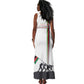 Malawi Independence Day Tank Maxi Dress Patriotic Flag Design Soldier Silhouette