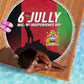 Malawi Independence Day 6 July Beach Blanket Malawian Flag Grunge Soldier