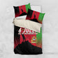 Malawi Independence Day 6 July Bedding Set Malawian Flag Grunge Soldier