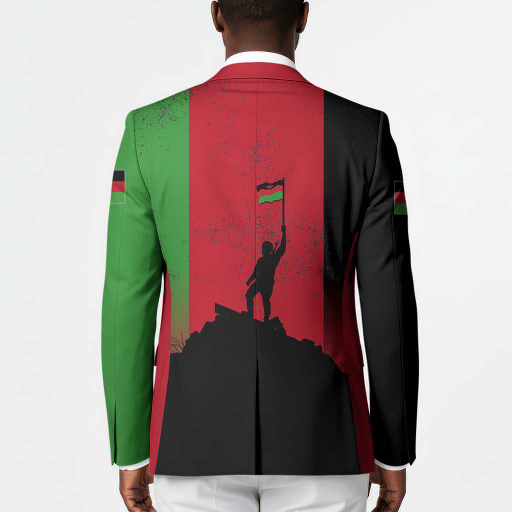 Malawi Independence Day 6 July Blazer Malawian Flag Grunge Soldier