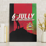 Malawi Independence Day 6 July Canvas Wall Art Malawian Flag Grunge Soldier
