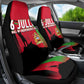 Malawi Independence Day 6 July Car Seat Cover Malawian Flag Grunge Soldier
