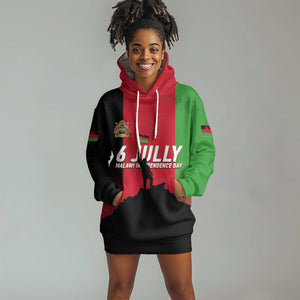 Malawi Independence Day 6 July Hoodie Dress Malawian Flag Grunge Soldier