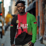 Malawi Independence Day 6 July Long Sleeve Shirt Malawian Flag Grunge Soldier