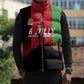 Malawi Independence Day 6 July Sleeveless Puffer Jacket Malawian Flag Grunge Soldier