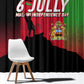 Malawi Independence Day 6 July Window Curtain Malawian Flag Grunge Soldier