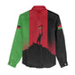Malawi Independence Day 6 July Women Casual Shirt Malawian Flag Grunge Soldier