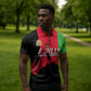 Malawi Independence Day 6 July Zipper Polo Shirt Malawian Flag Grunge Soldier