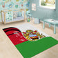 Malawi Independence Day 6 July Area Rug Malawian Coat Of Arms Flag Ribbon