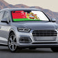 Malawi Independence Day 6 July Auto Sun Shade Malawian Coat Of Arms Flag Ribbon