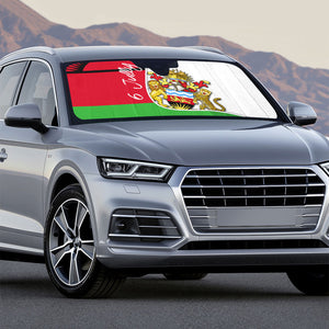 Malawi Independence Day 6 July Auto Sun Shade Malawian Coat Of Arms Flag Ribbon