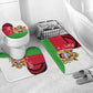 Malawi Independence Day 6 July Bathroom Set Malawian Coat Of Arms Flag Ribbon