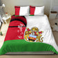 Malawi Independence Day 6 July Bedding Set Malawian Coat Of Arms Flag Ribbon
