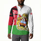 Malawi Independence Day 6 July Button Sweatshirt Malawian Coat Of Arms Flag Ribbon