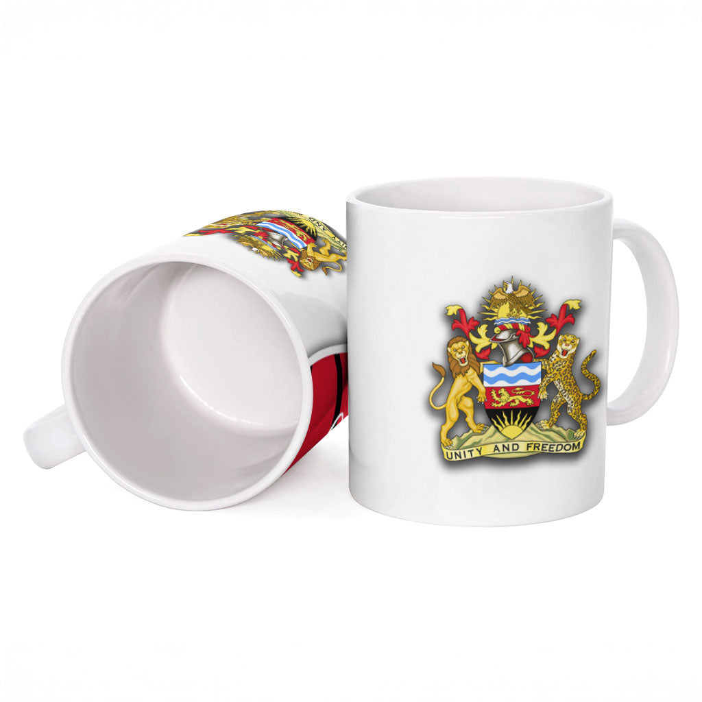 Malawi Independence Day 6 July Ceramic Mug Malawian Coat Of Arms Flag Ribbon