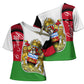 Malawi Independence Day 6 July Cross Shoulder Shirt Malawian Coat Of Arms Flag Ribbon