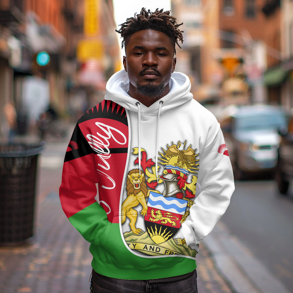 Malawi Independence Day 6 July Hoodie Malawian Coat Of Arms Flag Ribbon