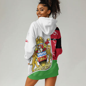 Malawi Independence Day 6 July Hoodie Dress Malawian Coat Of Arms Flag Ribbon