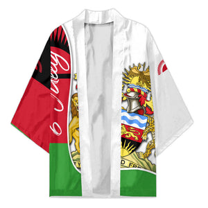 Malawi Independence Day 6 July Kimono Malawian Coat Of Arms Flag Ribbon