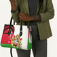 Malawi Independence Day 6 July Leather Bag Malawian Coat Of Arms Flag Ribbon