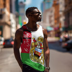 Malawi Independence Day 6 July Men Tank Top Malawian Coat Of Arms Flag Ribbon