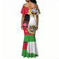 Malawi Independence Day 6 July Mermaid Dress Malawian Coat Of Arms Flag Ribbon