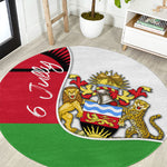 Malawi Independence Day 6 July Round Carpet Malawian Coat Of Arms Flag Ribbon