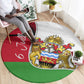 Malawi Independence Day 6 July Round Carpet Malawian Coat Of Arms Flag Ribbon