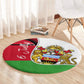 Malawi Independence Day 6 July Round Carpet Malawian Coat Of Arms Flag Ribbon