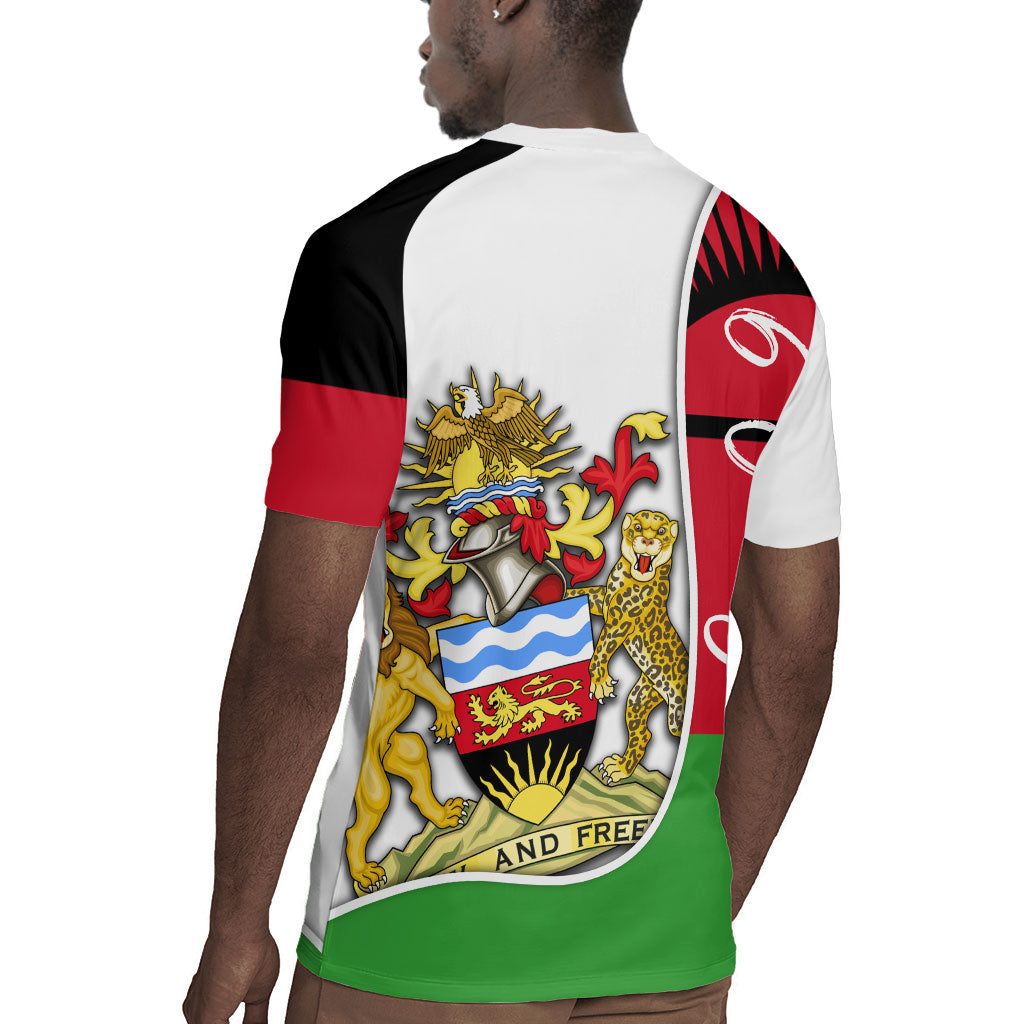 Malawi Independence Day 6 July Rugby Jersey Malawian Coat Of Arms Flag Ribbon