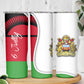 Malawi Independence Day 6 July Skinny Tumbler Malawian Coat Of Arms Flag Ribbon
