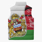 Malawi Independence Day 6 July Sleeveless Puffer Jacket Malawian Coat Of Arms Flag Ribbon