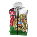 Malawi Independence Day 6 July Sleeveless Zip Hoodie Malawian Coat Of Arms Flag Ribbon