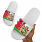 Malawi Independence Day 6 July Slide Sandals Malawian Coat Of Arms Flag Ribbon