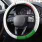 Malawi Independence Day 6 July Steering Wheel Cover Malawian Coat Of Arms Flag Ribbon