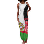 Malawi Independence Day 6 July Tank Maxi Dress Malawian Coat Of Arms Flag Ribbon