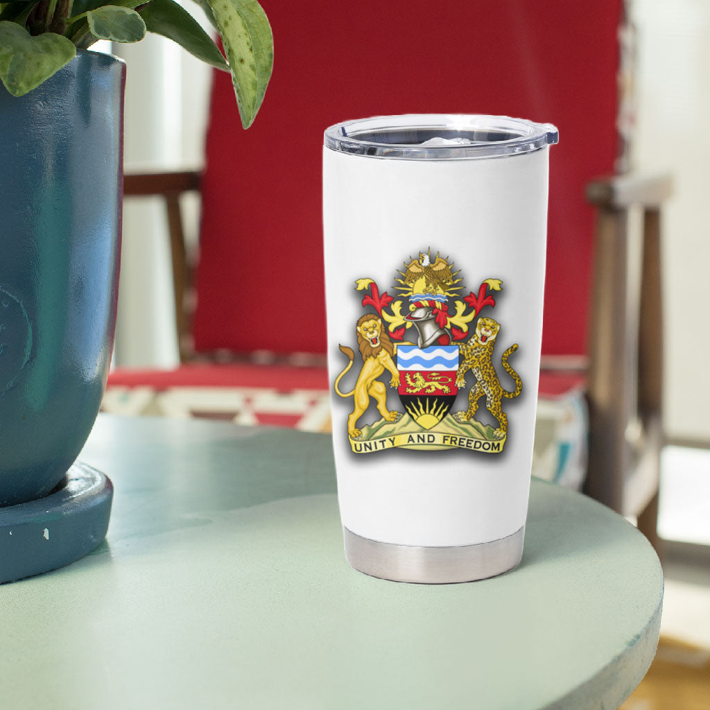 Malawi Independence Day 6 July Tumbler Cup Malawian Coat Of Arms Flag Ribbon