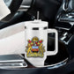 Malawi Independence Day 6 July Tumbler With Handle Malawian Coat Of Arms Flag Ribbon