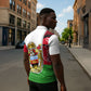 Malawi Independence Day 6 July Zipper Polo Shirt Malawian Coat Of Arms Flag Ribbon
