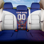 Personalized Haiti Football Eagle Champions Back Car Seat Cover Les Grenadiers Soccer Trophy 2026 Heritage Flag