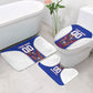 Personalized Haiti Football Eagle Champions Bathroom Set Les Grenadiers Soccer Trophy 2026 Heritage Flag