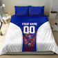 Personalized Haiti Football Eagle Champions Bedding Set Les Grenadiers Soccer Trophy 2026 Heritage Flag