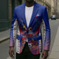 Personalized Haiti Football Eagle Champions Blazer Les Grenadiers Soccer Trophy 2026 Heritage Flag