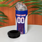 Personalized Haiti Football Eagle Champions 4 in 1 Can Cooler Tumbler Les Grenadiers Soccer Trophy 2026 Heritage Flag