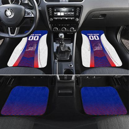 Personalized Haiti Football Eagle Champions Car Mats Les Grenadiers Soccer Trophy 2026 Heritage Flag
