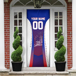 Personalized Haiti Football Eagle Champions Door Cover Les Grenadiers Soccer Trophy 2026 Heritage Flag